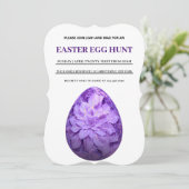 Osterfeiertag Einladung zur Eizelljagd (Stehend Vorderseite)