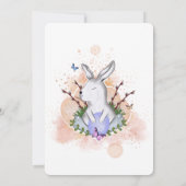 Osterfeiertag Einladung zur Eizelljagd (Rückseite)