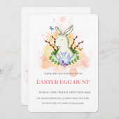 Osterfeiertag Einladung zur Eizelljagd (Vorne/Hinten)