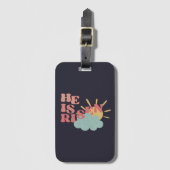 Osterfeiertag - Er ist Risen Gepäckanhänger (Vorderseite Vertikal)