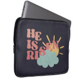 Osterfeiertag - Er ist Risen Laptopschutzhülle (Vorne Rechts)
