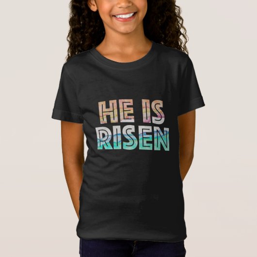Osterfeiertag - Er ist Risen T-Shirt (Vorderseite)