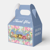 Osterfeigen Chicks Blumenstrauß Farbe Kinder Geschenkschachtel (Rückseite)