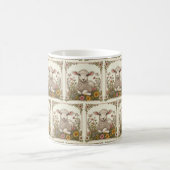 Osterfeigen: Lamm-verzierte Ostern-Tasse 🐇 🌸 Kaffeetasse (Mittel)