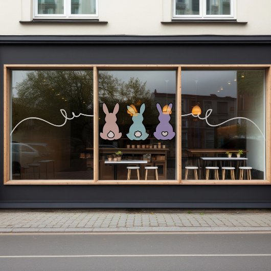 Osterfenster Fensteraufkleber