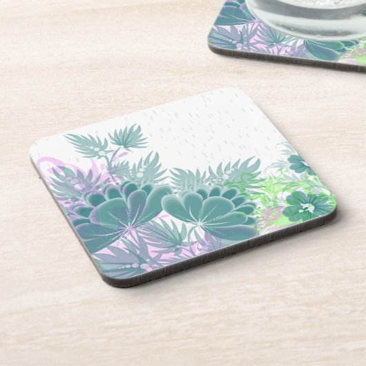 Osterfest-Blume Getränkeuntersetzer (Linke Seite)