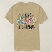 Osterfest Eine Hoppe Bibliothek Bunny Osterfest Da T-Shirt (Design vorne)