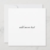 Osterfest Einladung (Rückseite)