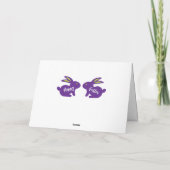 Osterfest für Ihren benutzerdefinierten Text-Postk Karte (Rückseite)