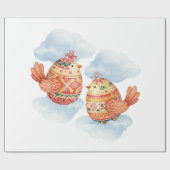 Osterfest Geschenkpapier (Flach)