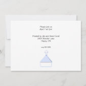 Osterfest Kirche und Regenbogen Einladung (Rückseite)