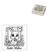🐰 Osterfest mit Osterhasen und Text Gummistempel (Stempel)