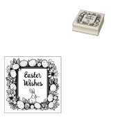 🐰 Osterfest mit Osterhasen und Text Gummistempel (Stempel)