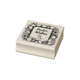 🐰 Osterfest mit Osterhasen und Text Gummistempel