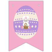 Osterfest Party Jagd mit Eiern Wimpelkette (Zweite Fahne)