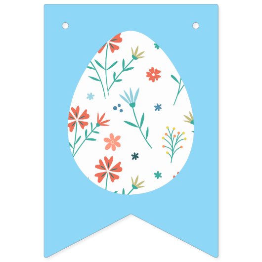 Osterfest Party Jagd mit Eiern Wimpelkette (Dritte Fahne)