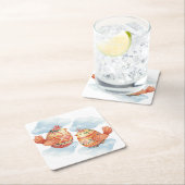 Osterfest Rechteckiger Pappuntersetzer (Vor Ort)