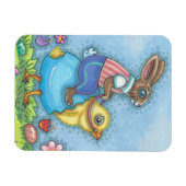 Osterfest und Kick OSTERBUNNY MAGNET Urlaub (Horizontal)