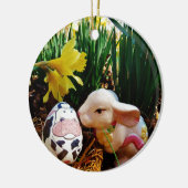 Osterfest und Kuhei Keramikornament (Links)