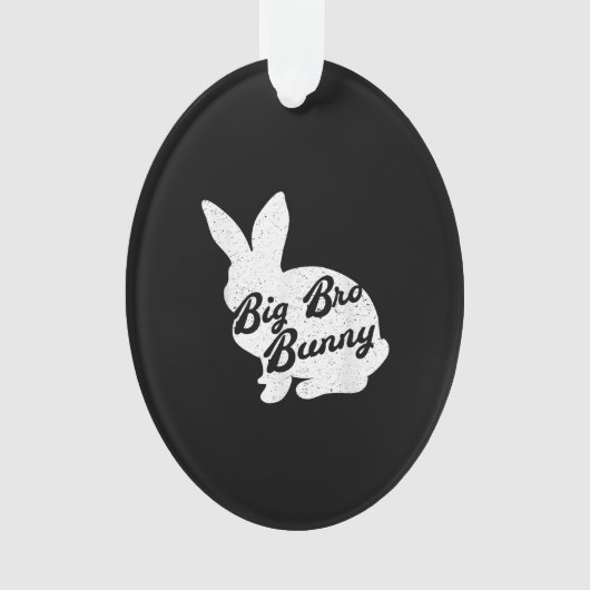 Osterfest zu großes Bro-Bunny-Geschenk für Bruder Ornament (Vorderseite)