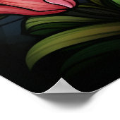 Osterfestes Glasposter Poster (Ecke)