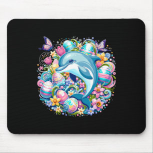 Osterfestliche Illustration mit bezauberndem Dolph Mousepad