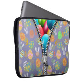 Osterfestplatte - farbenfrohe Eiergestaltung Laptopschutzhülle (Vorne Rechts)