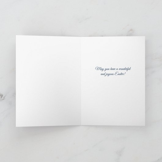 Osterfisch-Illustration Feiertagskarte (Innenseite)