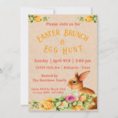 Osterfloral Brunch Party Einladung (Vorderseite)