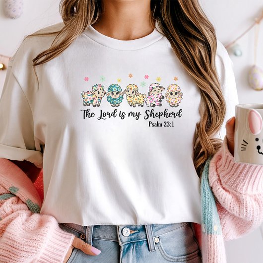 Osterfloralschaf Christlich T-Shirt