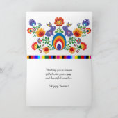 🐰 Osterfolklore mit 2 Bundnien, Karte (Innenseite)