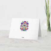 Osterfolklore mit 2 Roosters Custom Folklore Card Karte (Rückseite)