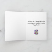 Osterfolklore mit 2 Roosters Custom Folklore Card Karte (Innenseite)