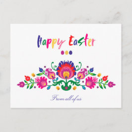 😍 Osterfolklore, Postkarte für benutzerdefinierte