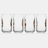 Osterfoto von Hase und Kind im ovalen Rahmen Dosenglas (Links)