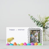 Osterfotokarte Feiertagskarte (Stehend Vorderseite)