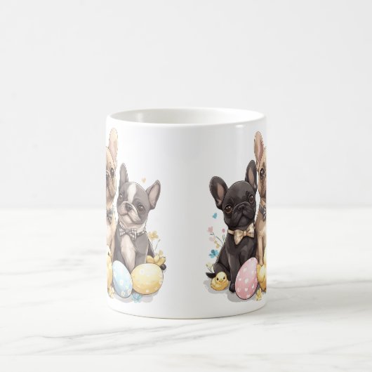 Osterfranzösische Bulldogs Kaffeetasse (Mittel)