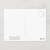 "Osterfrau mit Kaninchen." Postkarte (Rückseite)