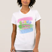Osterfrauen Kleidung, Ostergeschenk, Happy Oaster T-Shirt (Vorderseite)