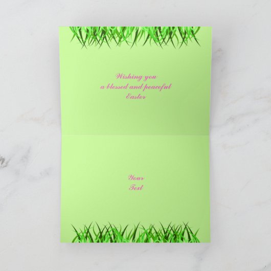 Osterfreude Feiertagskarte (Innenseite)