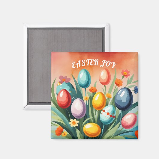 Osterfreude, Frühjahr Magnet (Vorderseite/Rückseite)