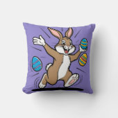 Osterfreude in Bewegung Kissen (Vorderseite)