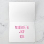 Osterfreude Karte (Innenseite)