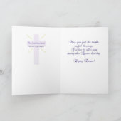 Osterfreude, Lavendel-Blume Feiertagskarte (Innenseite)