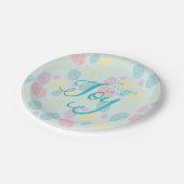 Osterfreude-Papier-Teller Pappteller (Schrägansicht)