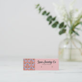 Osterfreude Schmuck Business Card Mini Visitenkarte (Stehend Vorderseite)