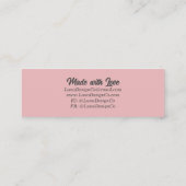 Osterfreude Schmuck Business Card Mini Visitenkarte (Rückseite)