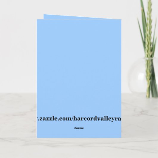 Osterfroggie Feiertagskarte (Rückseite)