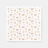 Osterfrühling Geburtstag Sonntag Muster Serviette (Vorderseite)