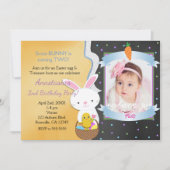 Osterfrühling Geburtstagsparty Foto Einladungen (Vorderseite)